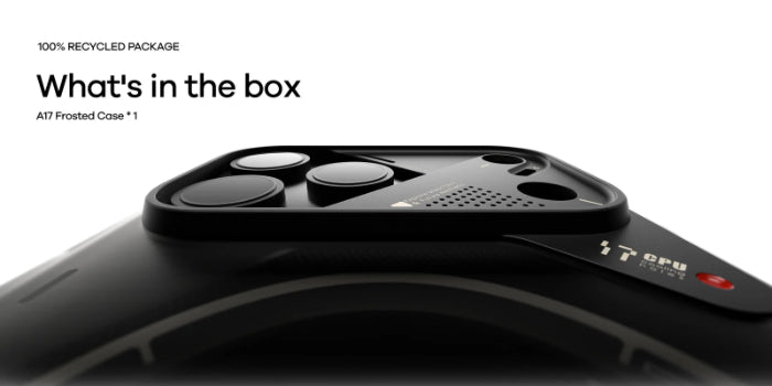 AULUMU A17 TPU IMD Frosted Case for iPhone 17 Pro 6.3" (2025)