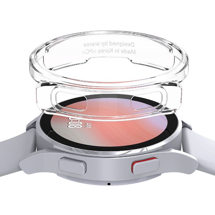 Shop and Araree Nukin Clear Case for Samsung Galaxy Watch 6 44mm / 40mm Scratch-resistant Ultra-slim Transparent| Casefactorie® online with great deals and sales prices with fast and safe shipping. Casefactorie is the largest Singapore official authorised retailer for the largest collection of mobile premium accessories.