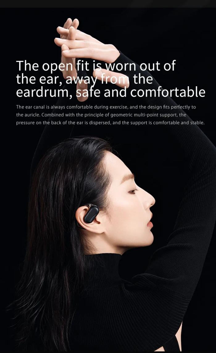Shop and buy DMOOSTER D13 Open-Ear Bluetooth 5.3 Wireless Earphones 6-8 hours music playback time| Casefactorie® online with great deals and sales prices with fast and safe shipping. Casefactorie is the largest Singapore official authorised retailer for the largest collection of mobile premium accessories.