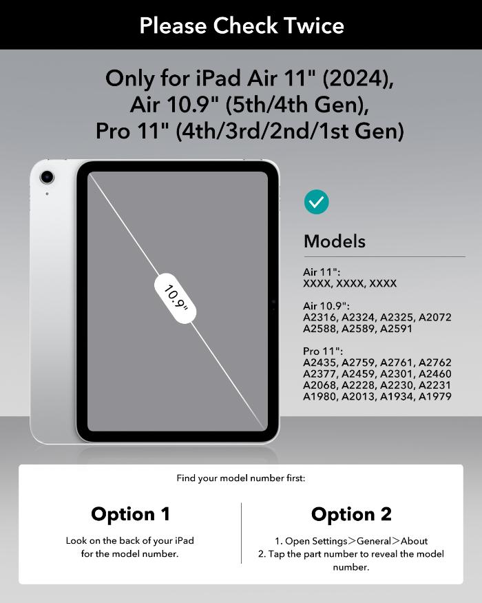 Shop and buy ESR Ascend Keyboard Case for iPad Air 6 11" (2024) & Air 10.9" (2022/2020) & Pro 11" (2018-2022)| Casefactorie® online with great deals and sales prices with fast and safe shipping. Casefactorie is the largest Singapore official authorised retailer for the largest collection of mobile premium accessories.