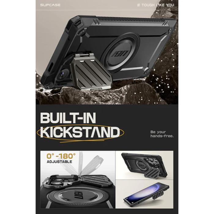Shop and buy Supcase Unicorn Beetle Mag XT Case Samsung Galaxy S24 Ultra (2024) Built-in camera cover kickstand| Casefactorie® online with great deals and sales prices with fast and safe shipping. Casefactorie is the largest Singapore official authorised retailer for the largest collection of mobile premium accessories.