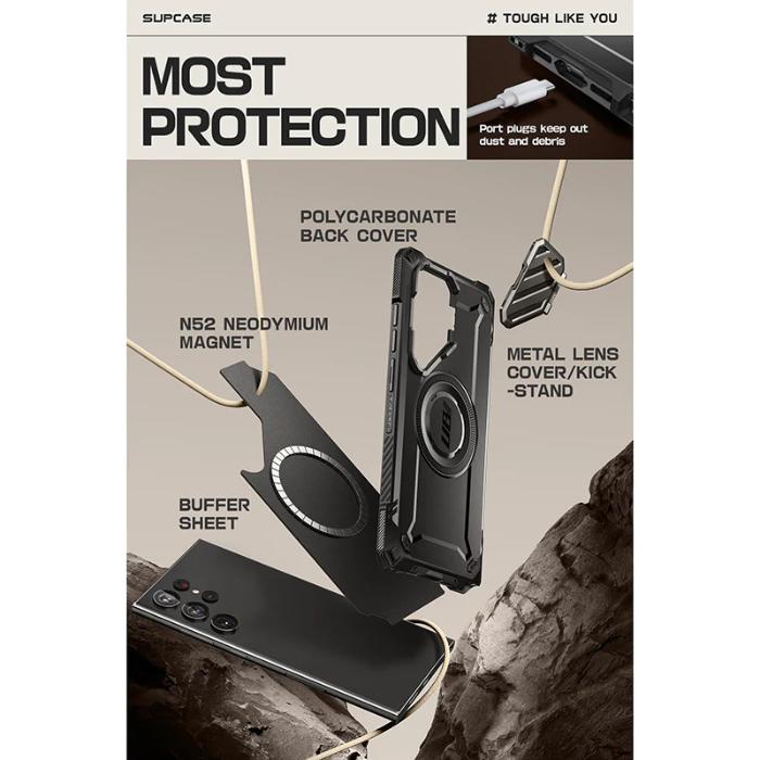 Shop and buy Supcase Unicorn Beetle Mag XT Case Samsung Galaxy S24 Ultra (2024) Built-in camera cover kickstand| Casefactorie® online with great deals and sales prices with fast and safe shipping. Casefactorie is the largest Singapore official authorised retailer for the largest collection of mobile premium accessories.