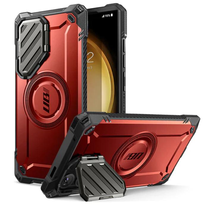 Shop and buy Supcase Unicorn Beetle Mag XT Case Samsung Galaxy S24 Ultra (2024) Built-in camera cover kickstand| Casefactorie® online with great deals and sales prices with fast and safe shipping. Casefactorie is the largest Singapore official authorised retailer for the largest collection of mobile premium accessories.