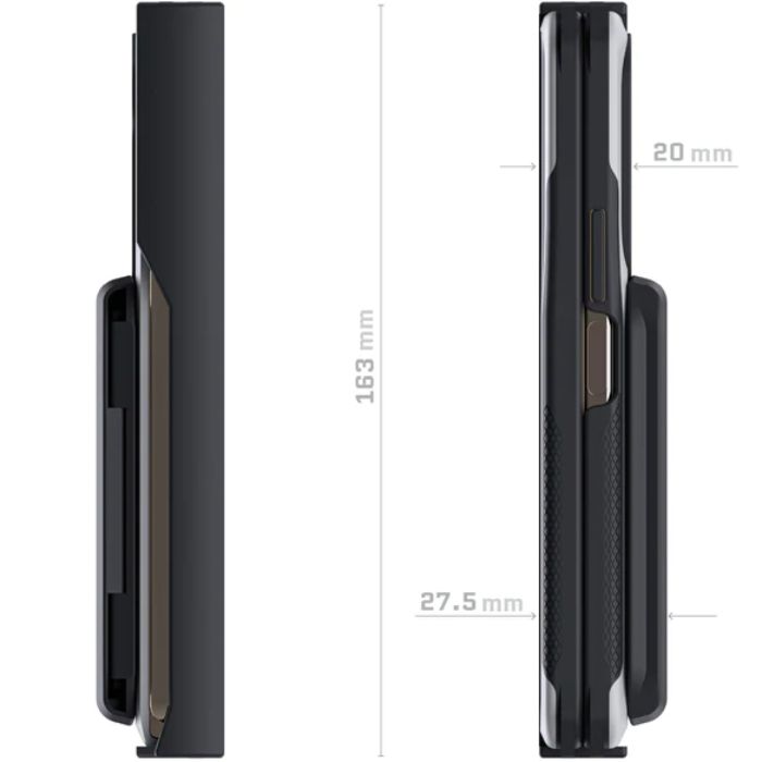 Shop and buy Ghostek Exec 6 Magnetic Wallet Cardholder Case Samsung Galaxy Z Fold 5 (2023) Holds up to 3 Cards| Casefactorie® online with great deals and sales prices with fast and safe shipping. Casefactorie is the largest Singapore official authorised retailer for the largest collection of mobile premium accessories.