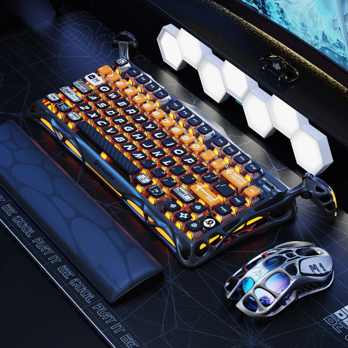 GravaStar Mercury K1 Pro 75% Wireless Mechanical Gaming Keyboard