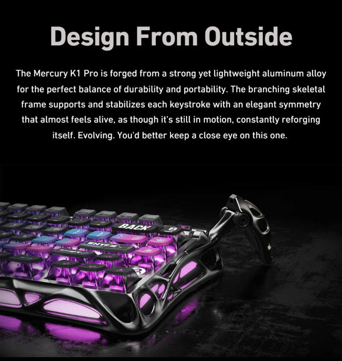 GravaStar Mercury K1 Pro 75% Wireless Mechanical Gaming Keyboard Special Edition