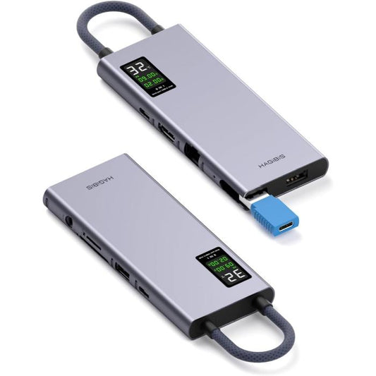 Shop and buy HAGIBIS TSX100/TSX101/TSX102 LED Display USB-C Hub, High-Resolution, Fast Data Transfer| Casefactorie® online with great deals and sales prices with fast and safe shipping. Casefactorie is the largest Singapore official authorised retailer for the largest collection of mobile premium accessories.