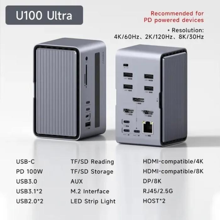 Shop and buy HAGIBIS U100 Ultra USB-C Docking Station 4K Video Output, High-Speed Data, Power Delivery| Casefactorie® online with great deals and sales prices with fast and safe shipping. Casefactorie is the largest Singapore official authorised retailer for the largest collection of mobile premium accessories.