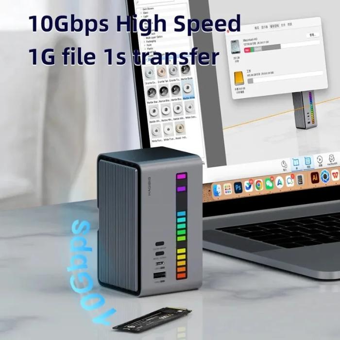 Shop and buy HAGIBIS U100 Ultra USB-C Docking Station 4K Video Output, High-Speed Data, Power Delivery| Casefactorie® online with great deals and sales prices with fast and safe shipping. Casefactorie is the largest Singapore official authorised retailer for the largest collection of mobile premium accessories.