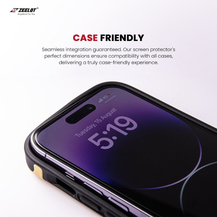 Shop and buy ZEELOT SOLIDsleek 2.5D Tempered Glass Screen Protector iPhone 15 Plus (2023) Clear Matte Privacy Anti-Blue Ray| Casefactorie® online with great deals and sales prices with fast and safe shipping. Casefactorie is the largest Singapore official authorised retailer for the largest collection of mobile premium accessories.