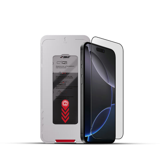 ZEELOT SOLIDsleek V2 (2.5D+) Tempered Glass Screen Protector for iPhone 17 Pro Max 6.9" (2025) with EasyFit Installation Kit