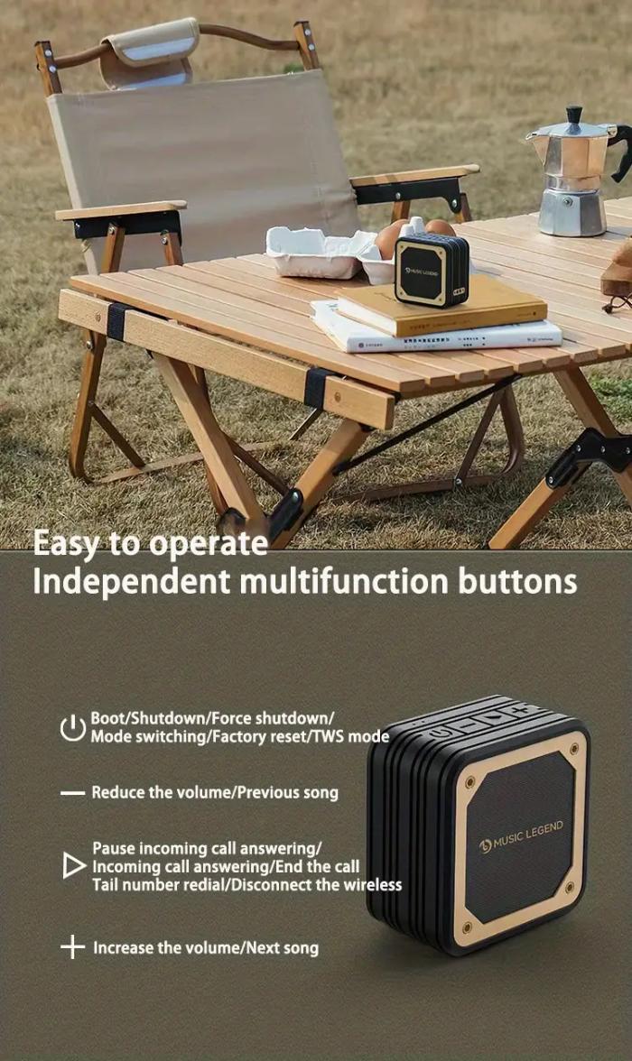 Shop and buy MUSIC LEGEND V3 HI-FI IPX7 Waterproof Portable Bluetooth Speaker HiFi Sound Quality Passive Bass Diaphragm| Casefactorie® online with great deals and sales prices with fast and safe shipping. Casefactorie is the largest Singapore official authorised retailer for the largest collection of mobile premium accessories.