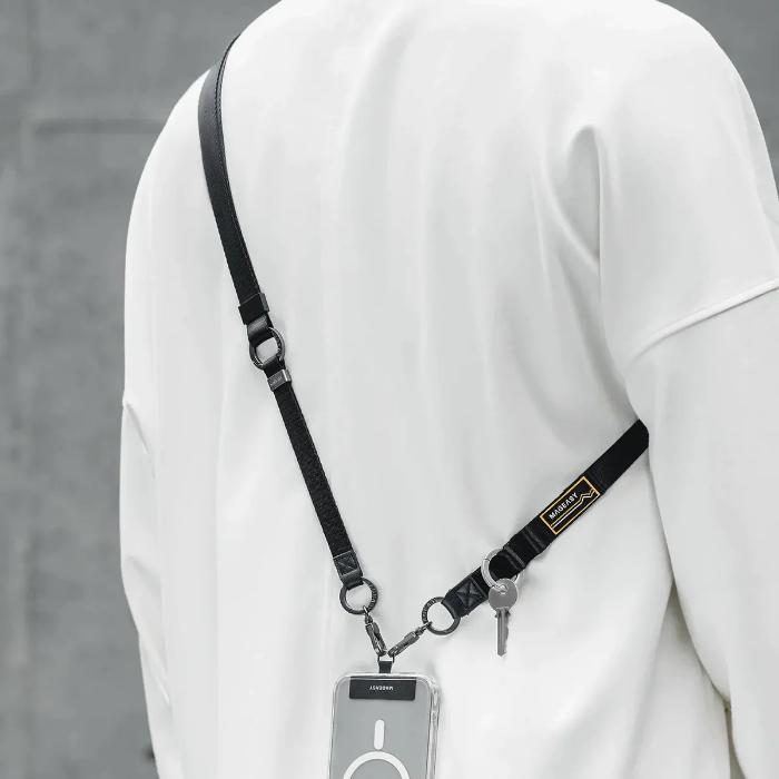 Shop and buy MagEasy 2-in-1 Utility Adjustable Phone Lanyard Crossbody and Detachable Wrist Strap - 20mm | Casefactorie® online with great deals and sales prices with fast and safe shipping. Casefactorie is the largest Singapore official authorised retailer for the largest collection of mobile premium accessories.