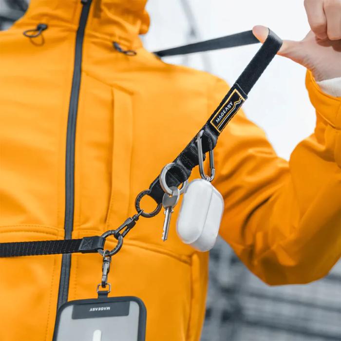 Shop and buy MagEasy 2-in-1 Utility Adjustable Phone Lanyard Crossbody and Detachable Wrist Strap - 20mm | Casefactorie® online with great deals and sales prices with fast and safe shipping. Casefactorie is the largest Singapore official authorised retailer for the largest collection of mobile premium accessories.