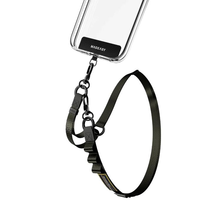 Shop and buy MagEasy 2-in-1 Utility Adjustable Phone Lanyard Crossbody and Detachable Wrist Strap - 20mm | Casefactorie® online with great deals and sales prices with fast and safe shipping. Casefactorie is the largest Singapore official authorised retailer for the largest collection of mobile premium accessories.