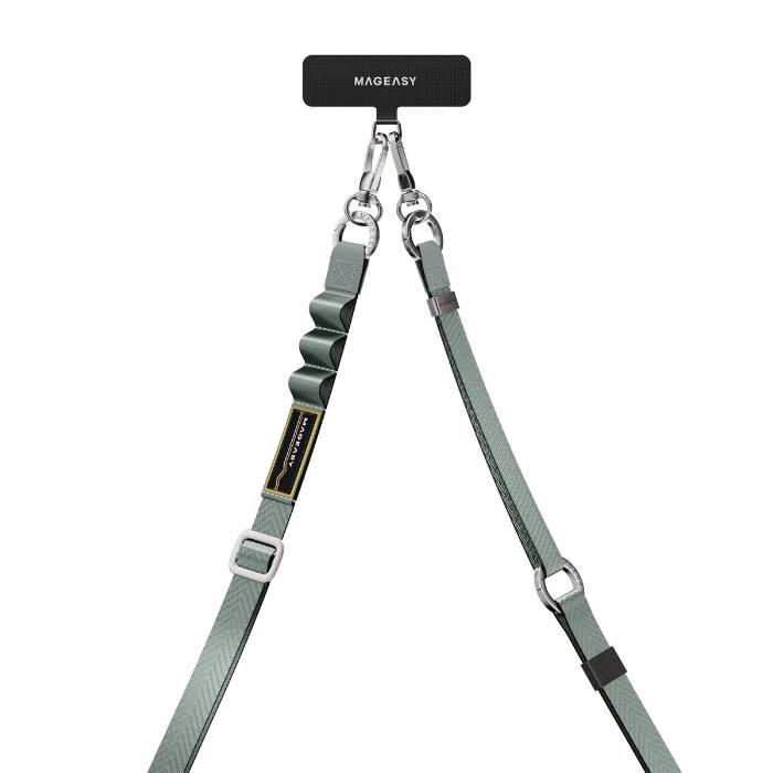 Shop and buy MagEasy 2-in-1 Utility Adjustable Phone Lanyard Crossbody and Detachable Wrist Strap - 20mm | Casefactorie® online with great deals and sales prices with fast and safe shipping. Casefactorie is the largest Singapore official authorised retailer for the largest collection of mobile premium accessories.