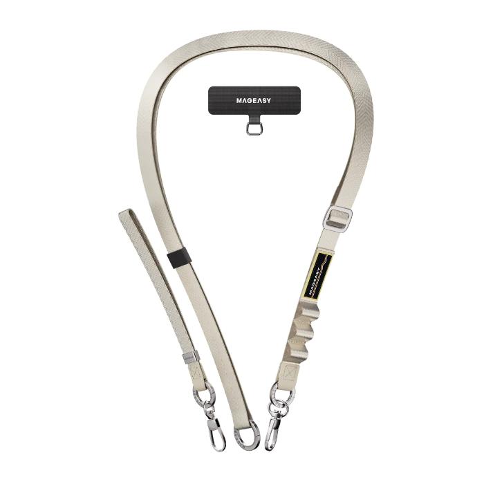 Shop and buy MagEasy 2-in-1 Utility Adjustable Phone Lanyard Crossbody and Detachable Wrist Strap - 20mm | Casefactorie® online with great deals and sales prices with fast and safe shipping. Casefactorie is the largest Singapore official authorised retailer for the largest collection of mobile premium accessories.