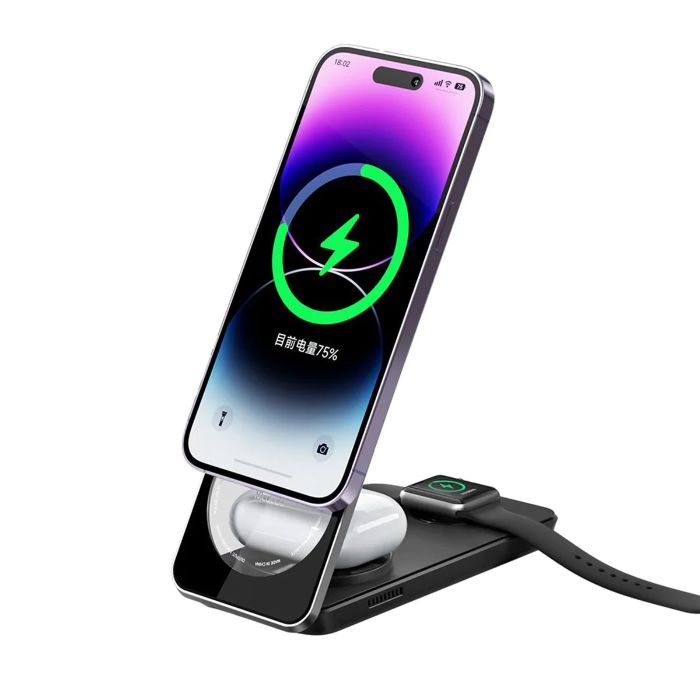 Shop and buy Mcdodo Peace Series 3-in-1 Foldable Magnetic Wireless Charger Strong stable adsorption fast charging| Casefactorie® online with great deals and sales prices with fast and safe shipping. Casefactorie is the largest Singapore official authorised retailer for the largest collection of mobile premium accessories.