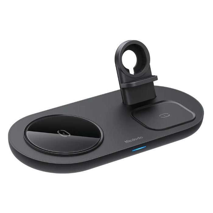Shop and buy Mcdodo Spaceship Series 3-in-1 Wireless Charger Pro 15W Use for USB-C Apple Watch Charger| Casefactorie® online with great deals and sales prices with fast and safe shipping. Casefactorie is the largest Singapore official authorised retailer for the largest collection of mobile premium accessories.