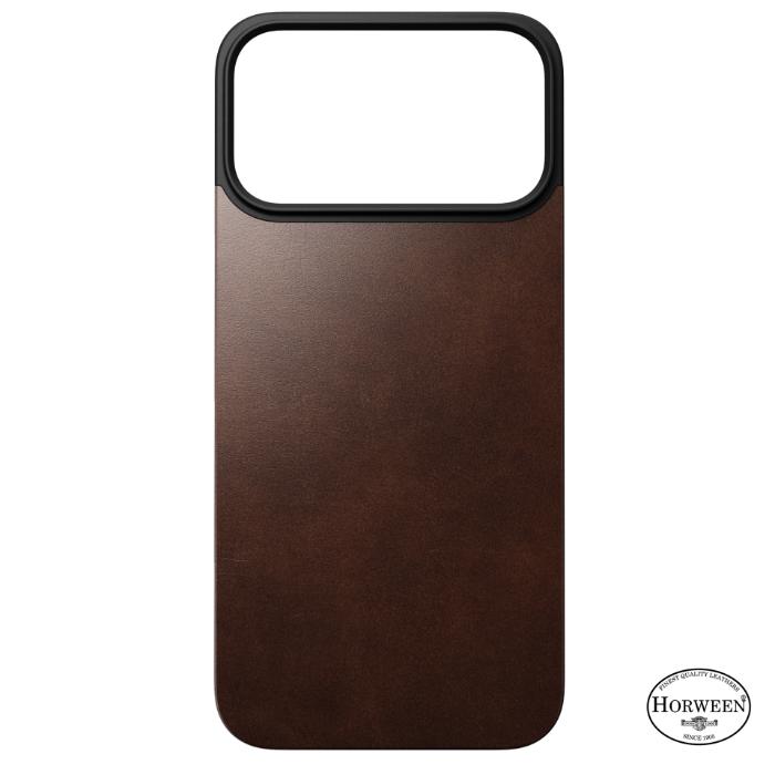 NOMAD Magnetic Leather Back Case for iPhone 17 Pro Max 6.9" (2025) by Horween® Leather