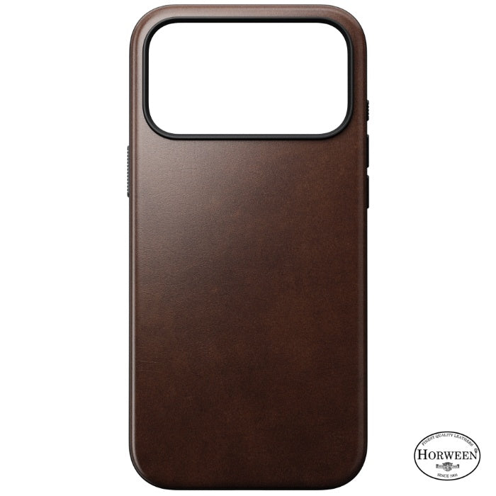 NOMAD Modern Leather Case for iPhone 17 Pro Max 6.9" (2025) by Horween® Leather