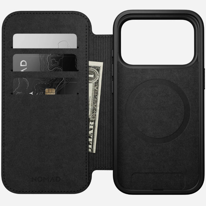 NOMAD Modern Leather Folio Case for iPhone 17 Pro 6.3" (2025) by Nomad Leather