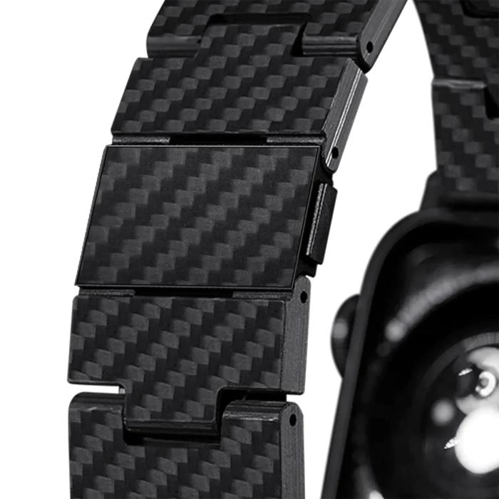 Shop and buy PITAKA Modern Carbon Fiber Link Bracelet Band for Apple Watch 38/40/41 & 42/44/45mm| Casefactorie® online with great deals and sales prices with fast and safe shipping. Casefactorie is the largest Singapore official authorised retailer for the largest collection of mobile premium accessories.