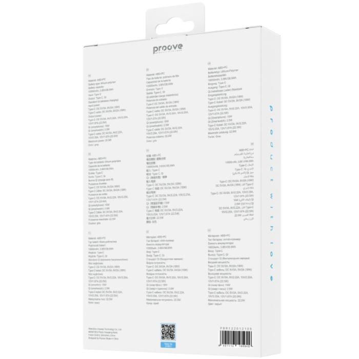 PROOVE Moon Rock 22.5W 10000mAh Magnetic PowerBank with Stand and Integrated Type C Cable (Apple Watch Charging Compatible)