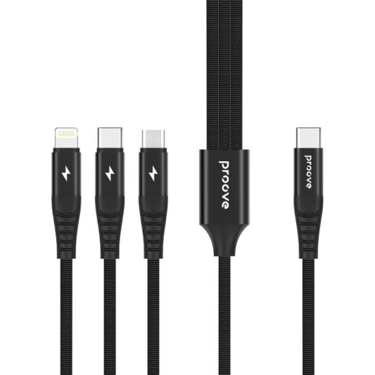 Shop and buy PROOVE Hydra Type C to 3 in 1 Fast Charging Data Cable| Casefactorie® online with great deals and sales prices with fast and safe shipping. Casefactorie is the largest Singapore official authorised retailer for the largest collection of mobile premium accessories.