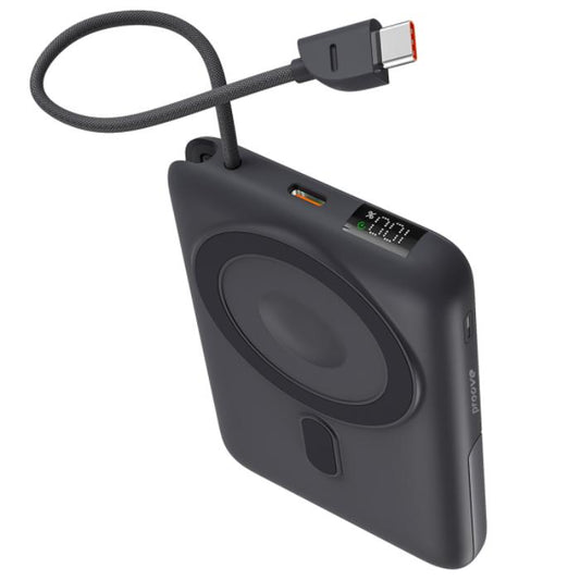 PROOVE Moon Rock 22.5W 10000mAh Magnetic PowerBank with Stand and Integrated Type C Cable (Apple Watch Charging Compatible)