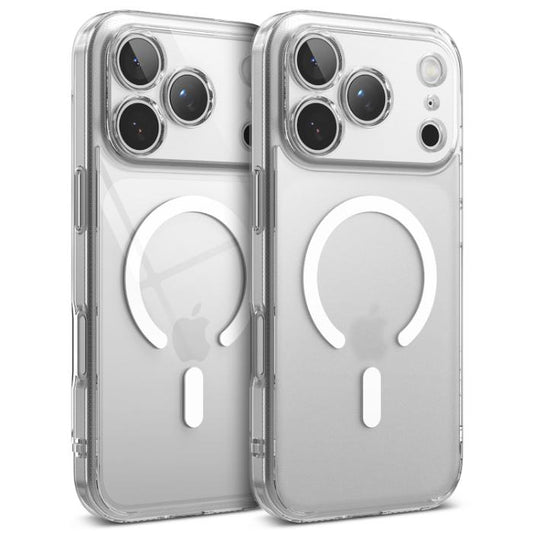 Clear and Matte Clear RINGKE Fusion Magnetic Case for iPhone 17 Pro Max 6.9" (2025) on a white background