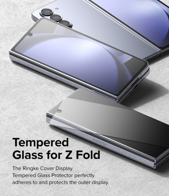 Shop and buy Ringke Exterior Cover Display Glass Screen Protector for Samsung Galaxy Z Fold 5 (2023) Clear| Casefactorie® online with great deals and sales prices with fast and safe shipping. Casefactorie is the largest Singapore official authorised retailer for the largest collection of mobile premium accessories.