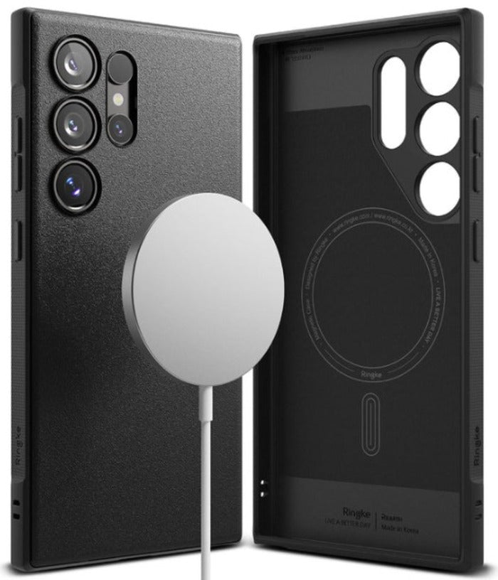 Shop and buy Ringke Onyx Magnetic Case Samsung Galaxy S24 Ultra (2024) Shockproof Unique, distrinctive texture| Casefactorie® online with great deals and sales prices with fast and safe shipping. Casefactorie is the largest Singapore official authorised retailer for the largest collection of mobile premium accessories.