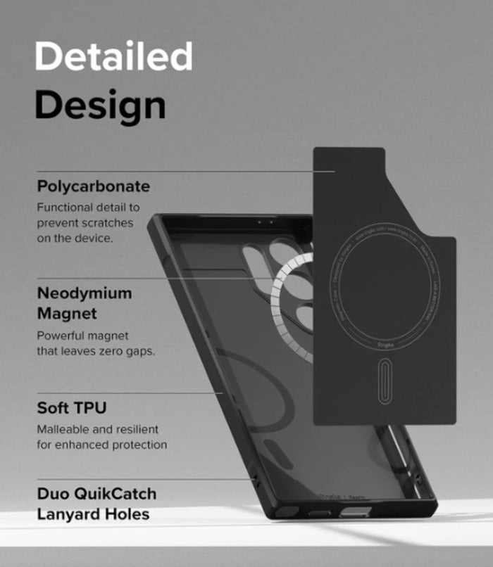 Shop and buy Ringke Onyx Magnetic Case Samsung Galaxy S24 Ultra (2024) Shockproof Unique, distrinctive texture| Casefactorie® online with great deals and sales prices with fast and safe shipping. Casefactorie is the largest Singapore official authorised retailer for the largest collection of mobile premium accessories.
