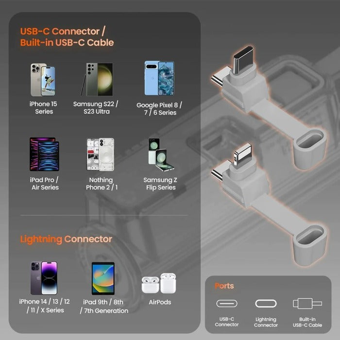 Shop and buy Shargeek Flow Mini 5000mAh Powerbank Lipstick Sized Portable Built-in Cable Interchangable Connector| Casefactorie® online with great deals and sales prices with fast and safe shipping. Casefactorie is the largest Singapore official authorised retailer for the largest collection of mobile premium accessories.