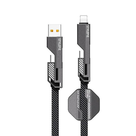 Shop and buy STYLEPIE C71 60W 4-in-1 Fast Charge Data Cable with W72 Apple Watch Wireless Charger| Casefactorie® online with great deals and sales prices with fast and safe shipping. Casefactorie is the largest Singapore official authorised retailer for the largest collection of mobile premium accessories.
