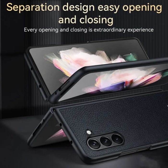 Shop and buy SULADA Leather Protective Case for Samsung Galaxy Z Fold 5 (2023) Camera and screen protection| Casefactorie® online with great deals and sales prices with fast and safe shipping. Casefactorie is the largest Singapore official authorised retailer for the largest collection of mobile premium accessories.