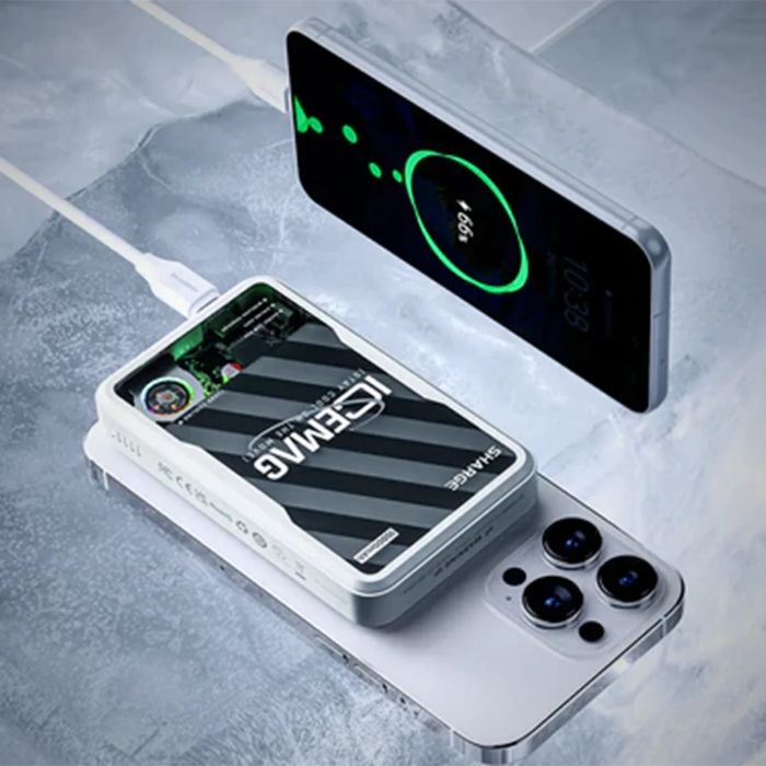 Shop and buy Shargeek ICEMAG 10,000mAh 20W Magnetic Wireless Power Bank with Active Cooling & Qi Supported| Casefactorie® online with great deals and sales prices with fast and safe shipping. Casefactorie is the largest Singapore official authorised retailer for the largest collection of mobile premium accessories.