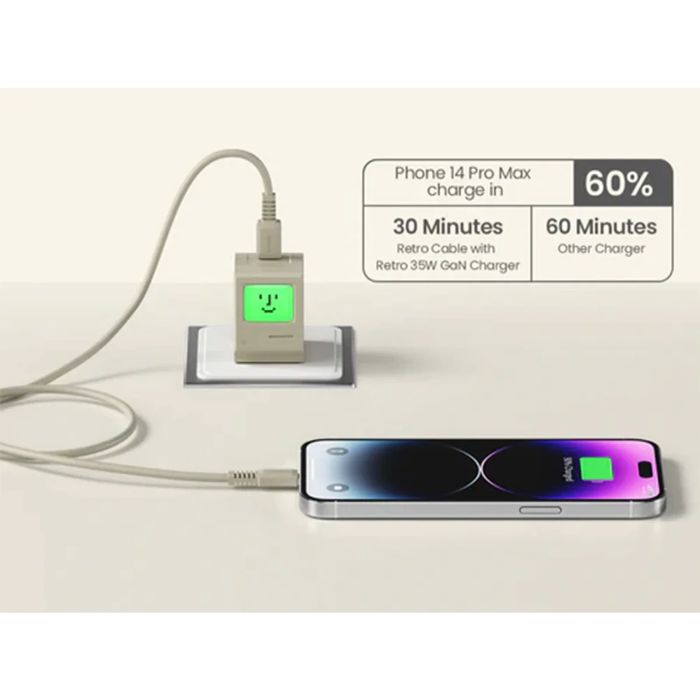 Shop and buy Sharge SL109 Retro 20W Max 3A USB-C to Light-ning Fast Charging Cable with Built-In C94 Chip| Casefactorie® online with great deals and sales prices with fast and safe shipping. Casefactorie is the largest Singapore official authorised retailer for the largest collection of mobile premium accessories.