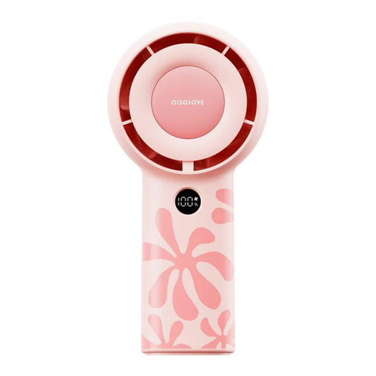 Solove F16 Flower Handheld Fan with Adjustable in Five Level & Battery Digital Display