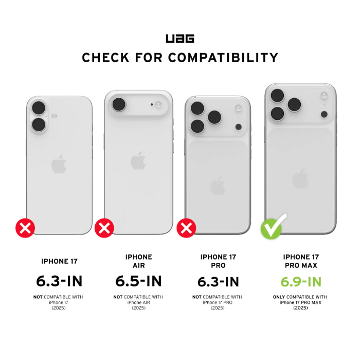 UAG Plyo Magnetic Case for iPhone 17 Pro Max (2025)