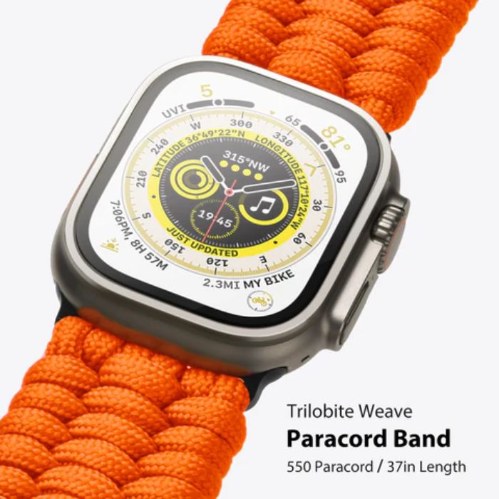 Shop and buy ULTIMAL Ultra Deep Paracord Tactical Band Apple Watch 49/45/44/42mm Adjustable Durable stainless steel buckles| Casefactorie® online with great deals and sales prices with fast and safe shipping. Casefactorie is the largest Singapore official authorised retailer for the largest collection of mobile premium accessories.
