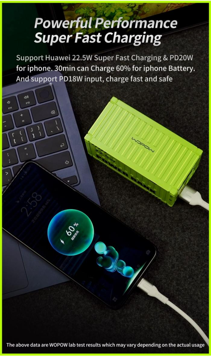 Shop and buy WOPOW PD32 20000mah Container Intelligent Digital Screen Display PD 22.5W Fast Charging Power Bank| Casefactorie® online with great deals and sales prices with fast and safe shipping. Casefactorie is the largest Singapore official authorised retailer for the largest collection of mobile premium accessories.