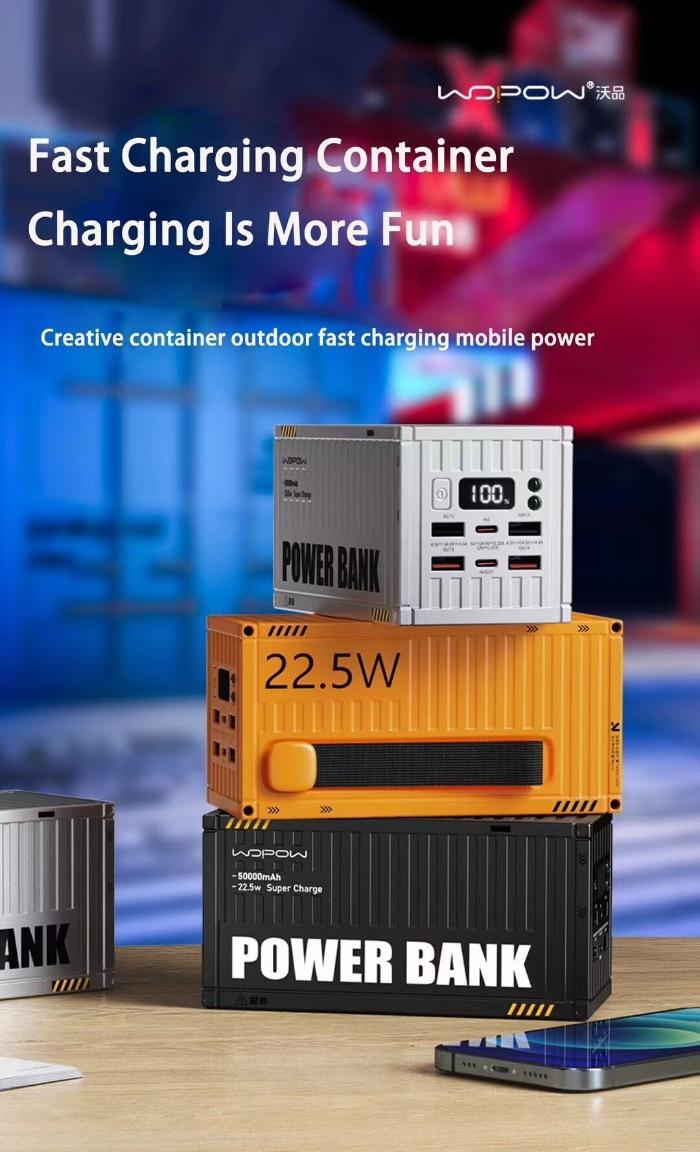 Shop and buy WOPOW PD35 50000mah Container Intelligent Digital Screen Display PD 22.5W Fast Charging Power Bank| Casefactorie® online with great deals and sales prices with fast and safe shipping. Casefactorie is the largest Singapore official authorised retailer for the largest collection of mobile premium accessories.