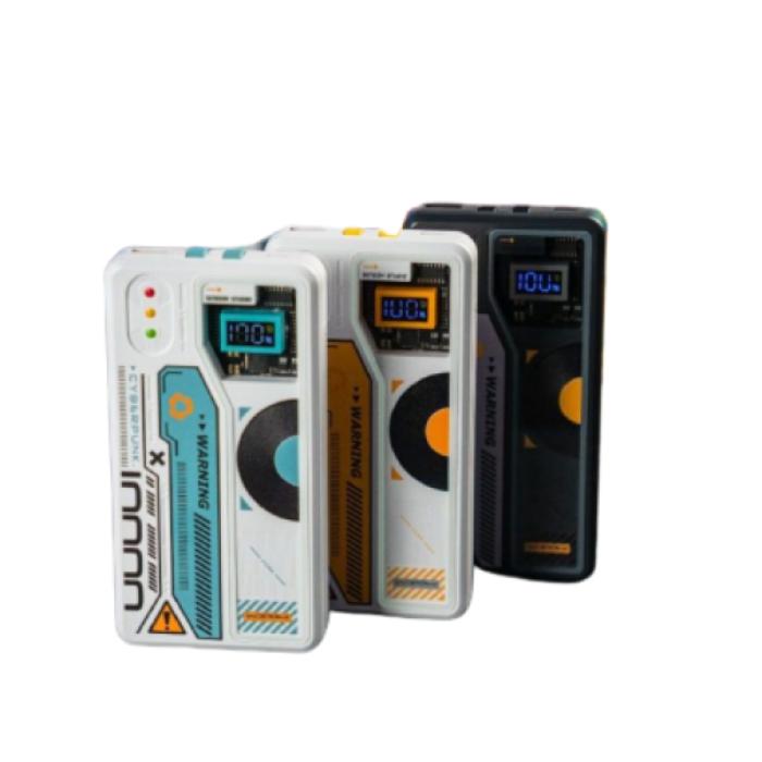 Shop and buy WOPOW SQ28 10000mah PD 22.5W Cyberpunk Fast Charging Power Bank with Lightning & Type-C Cable| Casefactorie® online with great deals and sales prices with fast and safe shipping. Casefactorie is the largest Singapore official authorised retailer for the largest collection of mobile premium accessories.