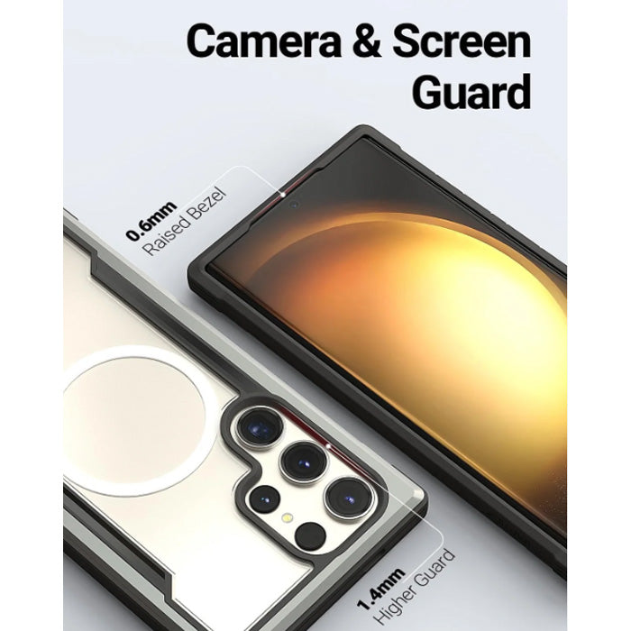 Shop and buy X-Doria Defense Shield Magnetic Case for Samsung Galaxy S24 Ultra (2024) with MagSafe Compatible| Casefactorie® online with great deals and sales prices with fast and safe shipping. Casefactorie is the largest Singapore official authorised retailer for the largest collection of mobile premium accessories.