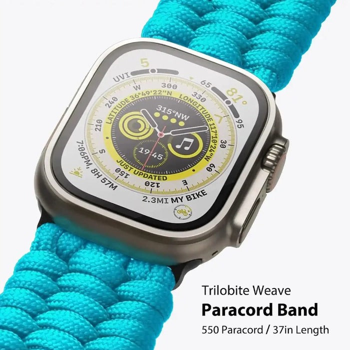Shop and buy ULTIMAL Ultra Deep Paracord Tactical Band Apple Watch 49/45/44/42mm Adjustable Durable stainless steel buckles| Casefactorie® online with great deals and sales prices with fast and safe shipping. Casefactorie is the largest Singapore official authorised retailer for the largest collection of mobile premium accessories.