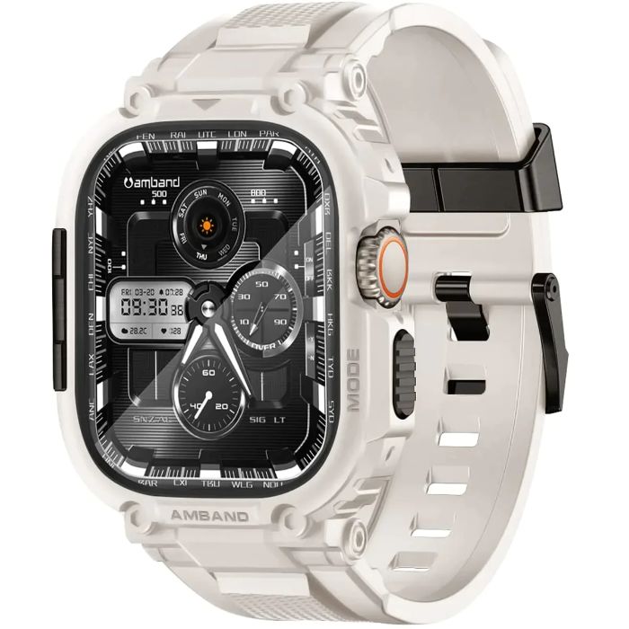 Shop and buy amBand M1 Sport Series Case with Band for Apple Watch Ultra / Ultra 2 49mm shock-resistant Snug fit | Casefactorie® online with great deals and sales prices with fast and safe shipping. Casefactorie is the largest Singapore official authorised retailer for the largest collection of mobile premium accessories.