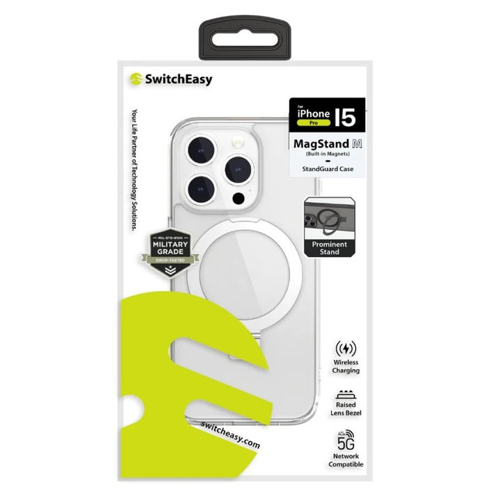 Shop and buy SwitchEasy MagStand M Mag Grip for iPhone 15 Pro (2023) magnetic stand design MagSafe compatible| Casefactorie® online with great deals and sales prices with fast and safe shipping. Casefactorie is the largest Singapore official authorised retailer for the largest collection of mobile premium accessories.