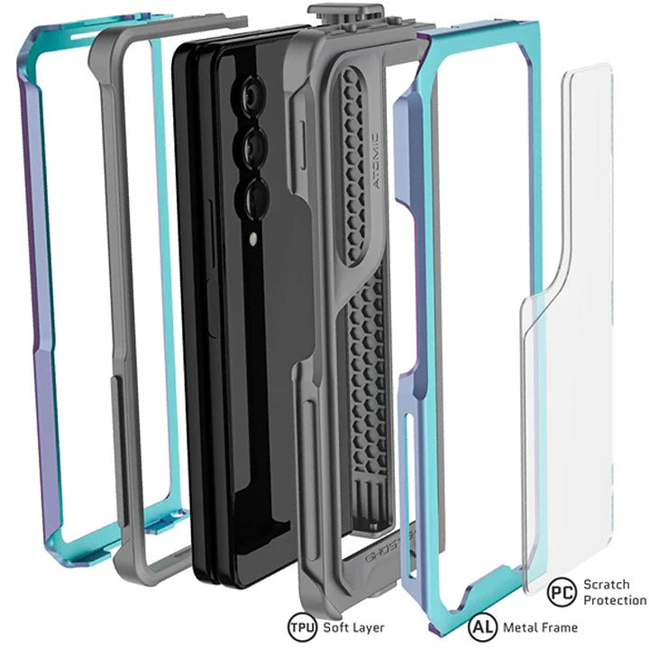 Shop and buy Ghostek Atomic Slim 4 Protection Case Samsung Galaxy Z Fold 4 (2022) Scratch Resistant Crystal Clear| Casefactorie® online with great deals and sales prices with fast and safe shipping. Casefactorie is the largest Singapore official authorised retailer for the largest collection of mobile premium accessories.